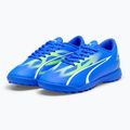 PUMA Ultra Play TT Jr detské kopačky ultra blue/puma white/pro green 8