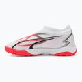 PUMA Ultra Match Ll TT + Mid Jr detské kopačky puma white/puma black/fire orchid 10