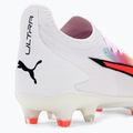 PUMA Ultra Ultimate FG/AG pánske kopačky puma white/pum black/fire orchid 9