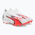 PUMA Ultra Match+ Ll FG/AG pánske kopačky puma white/puma black/fire orchid 6