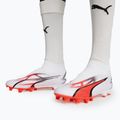PUMA Ultra Match+ Ll FG/AG pánske kopačky puma white/puma black/fire orchid 2