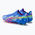 PUMA King Ultimate Energy FG/AG pánske kopačky ultra blue/luminous pink/luminous blue 3