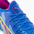 PUMA King Ultimate Energy FG/AG pánske kopačky ultra blue/luminous pink/luminous blue 8