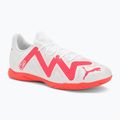 PUMA Future Play IT pánske kopačky puma white/fire orchid