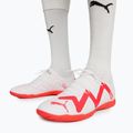 PUMA Future Play IT pánske kopačky puma white/fire orchid 2