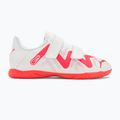 PUMA Future Play IT V Jr detské kopačky puma white/fire orchid 2