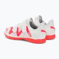 PUMA Future Play IT V Jr detské kopačky puma white/fire orchid 3