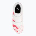 PUMA Future Play IT V Jr detské kopačky puma white/fire orchid 6