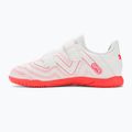 PUMA Future Play IT V Jr detské kopačky puma white/fire orchid 10