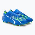 PUMA Ultra Match FG/AG pánske kopačky ultra blue/puma white/pro green 4