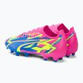 PUMA Ultra Match Energy FG/AG pánske kopačky luminous pink/yellow alert/ultra blue 3