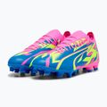 PUMA Ultra Match Energy FG/AG pánske kopačky luminous pink/yellow alert/ultra blue 11