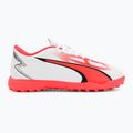 PUMA Ultra Play TT Jr detské kopačky puma white/puma black/fire orchid 2