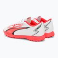 PUMA Ultra Play TT Jr detské kopačky puma white/puma black/fire orchid 3