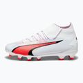 PUMA Ultra Pro FG/AG Jr detské kopačky puma white/puma black/fire orchid 11