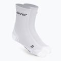 CEP Ultralight Short carbon white pánske kompresné bežecké ponožky
