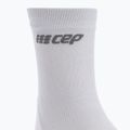 CEP Ultralight Short carbon white pánske kompresné bežecké ponožky 6