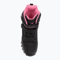 Detské snehové topánky KangaROOS K-Robi KTX jet black/daisy pink 7