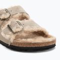 Šľapky BIRKENSTOCK Arizona Shearling SL Regular taupe 7