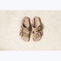 Šľapky BIRKENSTOCK Arizona Shearling SL Regular taupe 12