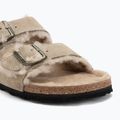 Šľapky BIRKENSTOCK Arizona Shearling SL Narrow taupe 7