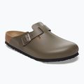 Nazúvaky BIRKENSTOCK Boston NL Narrow smooth leather concrete gray