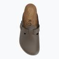 Nazúvaky BIRKENSTOCK Boston NL Narrow smooth leather concrete gray 5