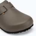 Nazúvaky BIRKENSTOCK Boston NL Narrow smooth leather concrete gray 7
