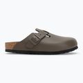 BIRKENSTOCK žabky Boston NL Narrow hladká koža betónová sivá 2
