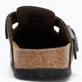 BIRKENSTOCK žabky Boston NL Narrow hladká koža betónová sivá 6