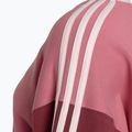 Dámska mikina adidas Essentials 3-Stripes Crop pink strata/shadow red/bliss pink/wonder quartz 3