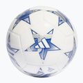 Futbalová lopta adidas UCL Club 23/24 futbalová biela/železná metalíza/šoková fialová/jasná azúrová veľkosť 4 2