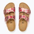 Detské šľapky BIRKENSTOCK Arizona Birko-Flor Narrow electric metallic copper hearts 3