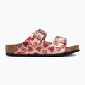 Detské šľapky BIRKENSTOCK Arizona Birko-Flor Narrow electric metallic copper hearts 2