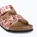 Detské šľapky BIRKENSTOCK Arizona Birko-Flor Narrow electric metallic copper hearts 7