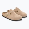 Šľapky BIRKENSTOCK Boston Suede Leather sandcastle 3