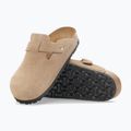 Šľapky BIRKENSTOCK Boston Suede Leather sandcastle 5