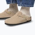Šľapky BIRKENSTOCK Boston Suede Leather sandcastle 8