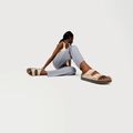 Šľapky BIRKENSTOCK Arizona Flex Platform Birko-Flor sandcastle 6