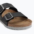Šľapky BIRKENSTOCK Arizona Birko-Flor black/light gray 7