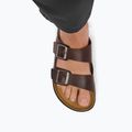 Pánske šľapky BIRKENSTOCK Arizona Crosstown Oiled Leather Regular habana/black 8