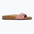 Dámske šľapky BIRKENSTOCK Madrid Birkibuc Úzke ružová hlinená 2