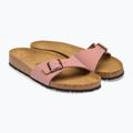 Dámske šľapky BIRKENSTOCK Madrid Birkibuc Úzke ružová hlinená 3