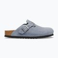 Šľapky BIRKENSTOCK Boston Suede Leather stone blue 2