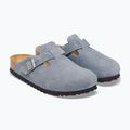 Šľapky BIRKENSTOCK Boston Suede Leather stone blue 3