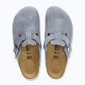 Šľapky BIRKENSTOCK Boston Suede Leather stone blue 4