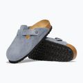 Šľapky BIRKENSTOCK Boston Suede Leather stone blue 5