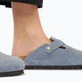 Šľapky BIRKENSTOCK Boston Suede Leather stone blue 7