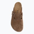 Šľapky BIRKENSTOCK Boston Suede Leather dark tea 5