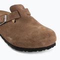 Šľapky BIRKENSTOCK Boston Suede Leather dark tea 7